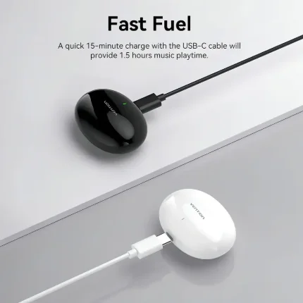 Vention Auriculares Bluetooth 5.3 HiFun Rosa - Imagen 4