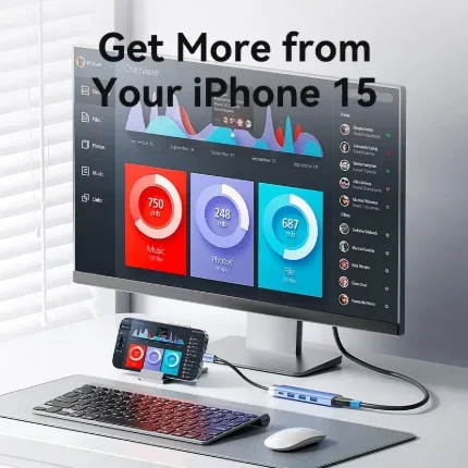 Vention Hub USB-C 5 en 1 HDMI 4K 100W - Imagen 5
