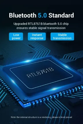 Adaptador Bluetooth USB 5.0 Vention Negro - Imagen 3