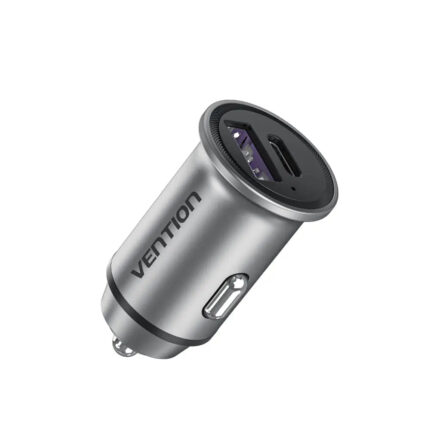 Cargador Auto Vention 30W USB-C + USB-A FFFH0