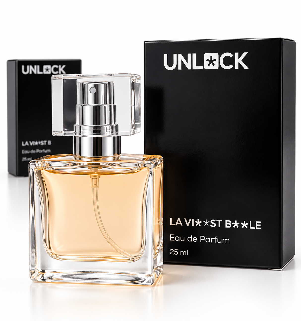 ChatGPT Image 12 sept 2026, 07_59_04 p.m. Perfume Bagués La Vi* *st B**le UNLOCK EDP 25 ml Inspiración Floral Gourmand - Imagen 1