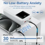 Power Bank Vention FHMW0 30000 mAh Carga Rápida 22.5W - Imagen 2