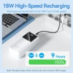 Power Bank Vention FHMW0 30000 mAh Carga Rápida 22.5W - Imagen 3
