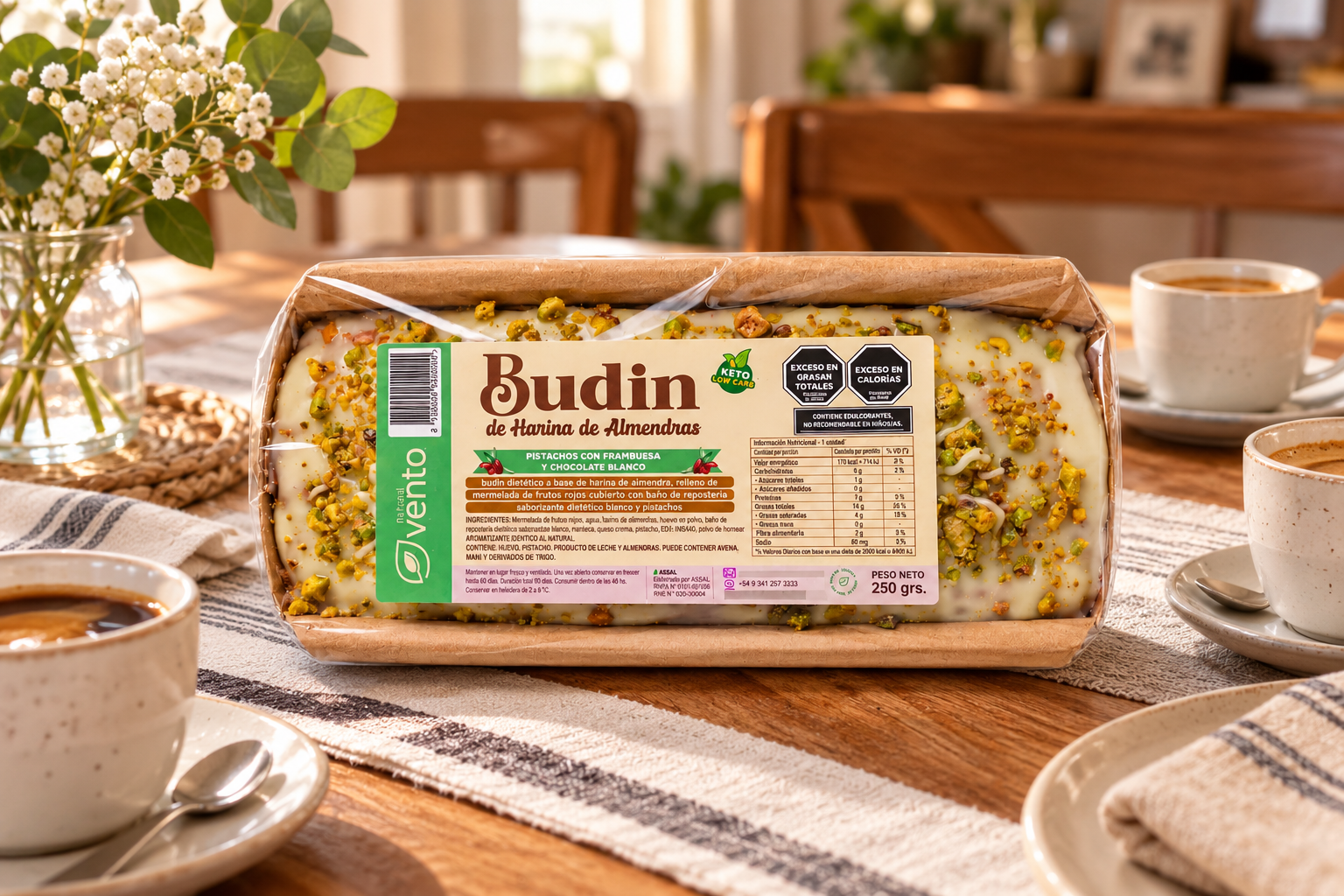 Imagen de ChatGPT 28 sept 2026, 01_17_28 p.m. Budín Vento Fit Pistacho Frambuesa Choco Blanco 250g - Imagen 1