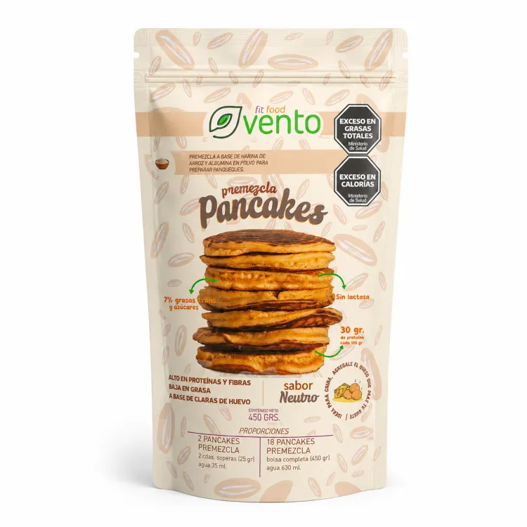 premezclaarrozneu Premezclas Pancake Vento Fit Harina De Arroz Neutro 420gr - Imagen 1